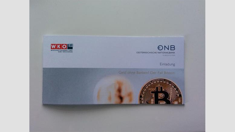 Austrian Central Bank and Federal Economic Chamber Planning Lecture on Bitcoin