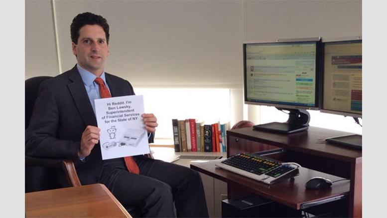 Happening Now: Benjamin Lawsky AMA on Bitcoin Regulation