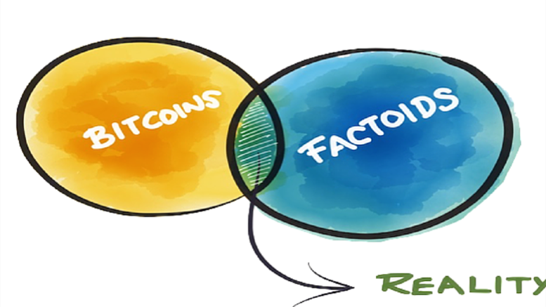 Bitcoins and Factoids: a Symbiotic Relationship