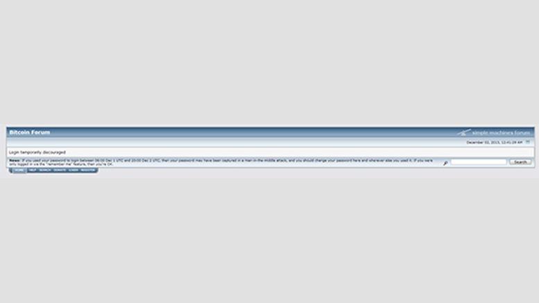 Bitcointalk Hacked, Some User Passwords Captured