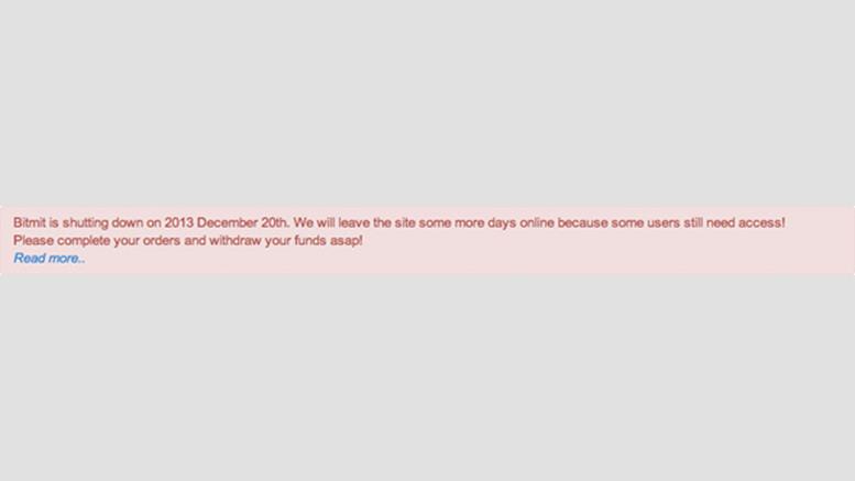 Bitcoin Marketplace Bitmit to Shut Down Friday