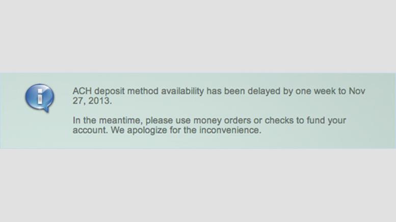 CampBX ACH Depositing Seemingly Delayed Again