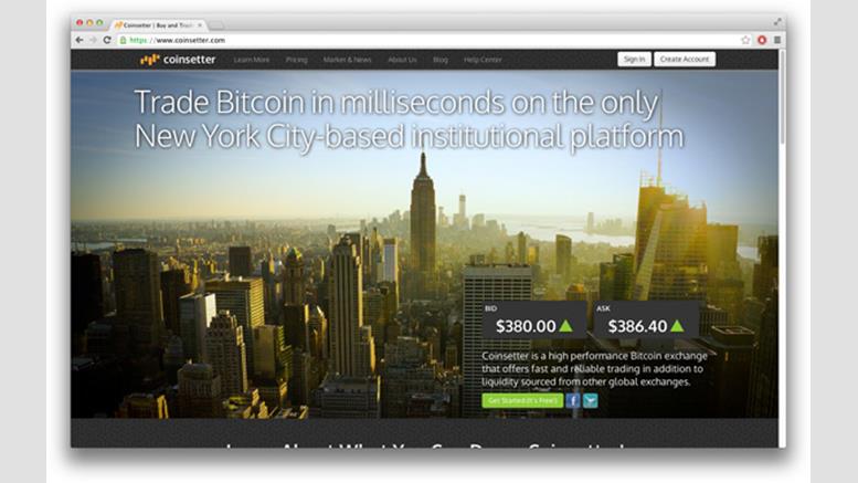 Coinsetter Bitcoin Exchange (In Beta) Daily Volume Surpasses 1000 BTC