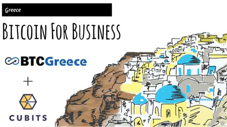 Cubits and Bitcoin Exchange BTCGreece Team Up