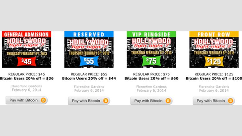 Hollywood Fight Night Accepts Bitcoins For Tickets to Boxing Event