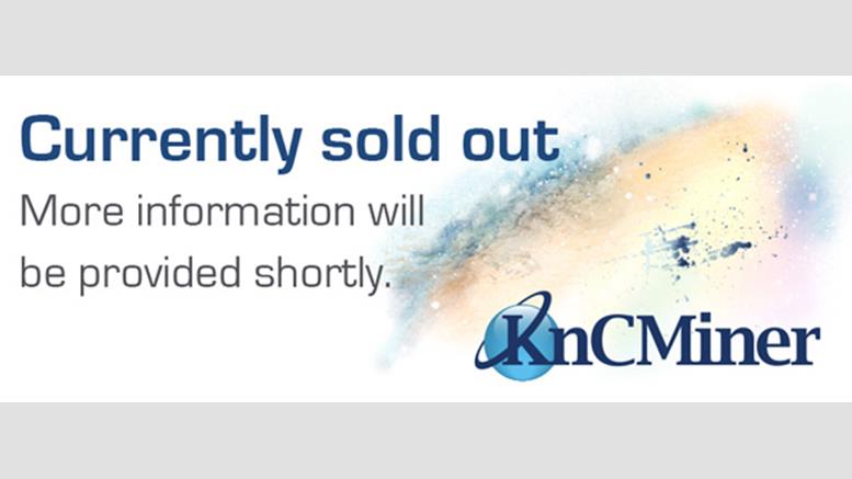 KnCMiner Sold $3 Million of Bitcoin Mining Rigs in Four Days