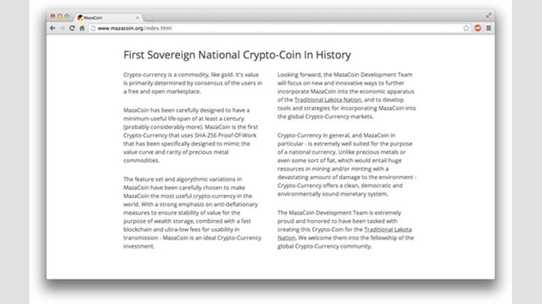 Native American Tribe Adopts Bitcoin Clone as Official Reserve Currency