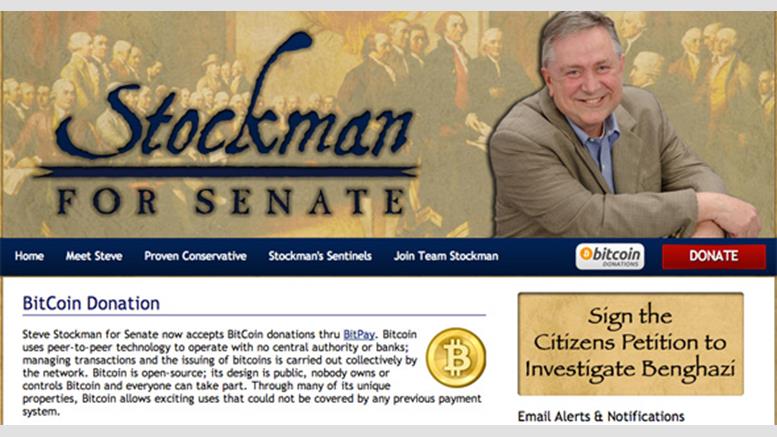 Congressman Steve Stockman Opens Bitcoin Donation Page