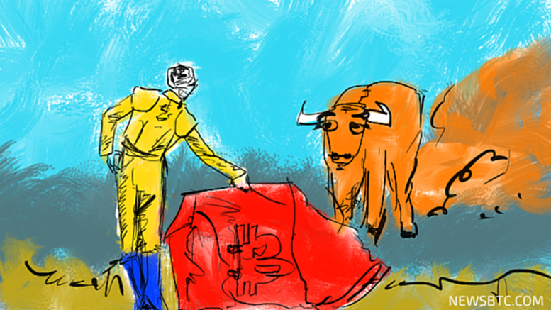 Bitcoin Price Technical Analysis for 9/12/2015 - Bullish Flag Pattern?