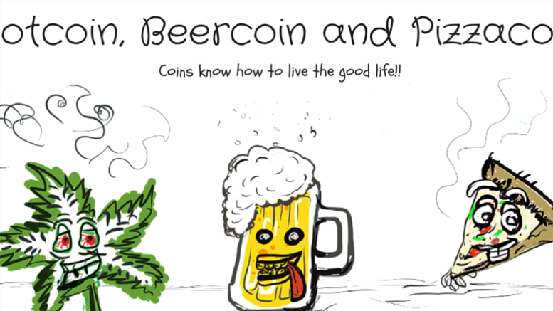 It's a Great Night to Go Out for Beercoin and Pizzacoin