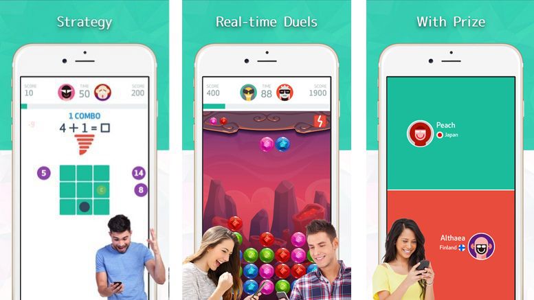 BrainBattle -- A Real Time Competitive Brain Training Game Rewarding Users with Bitcoin