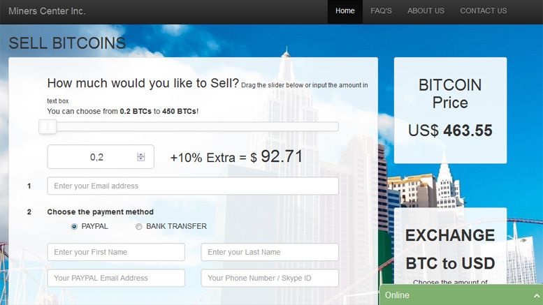 High Prices and Gifts Offered to Bitcoin Sellers By Miners Center