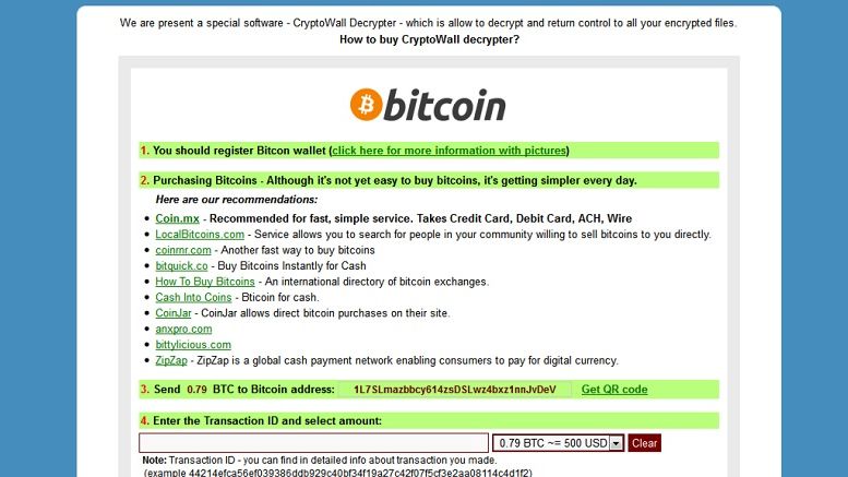 American Companies Being Targeted by CryptoWall Spyware