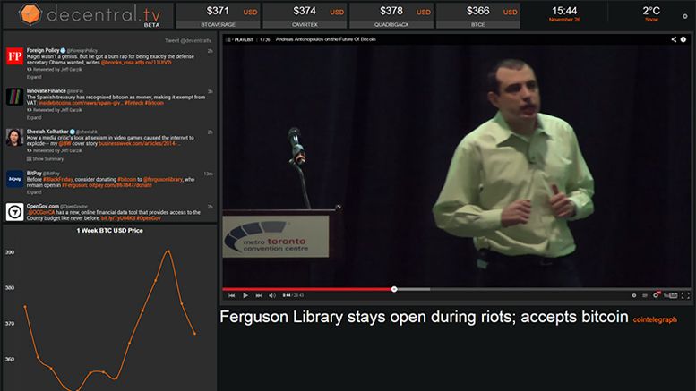 Decentral Talk Live Launches on Decentral.tv