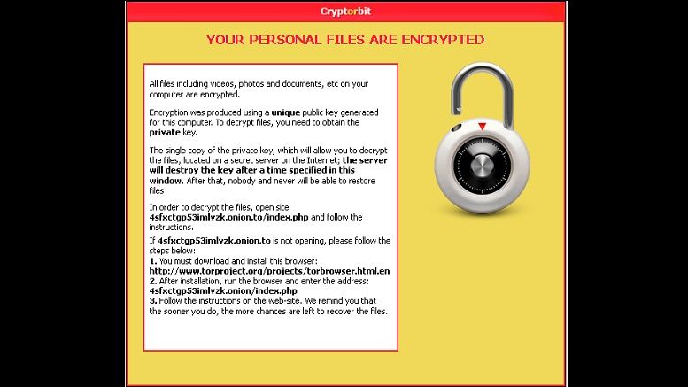 KnowBe4 Warns: Third Ransomware Strain Called CryptorBit Attacks