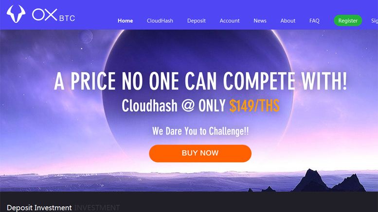 OXBTC Releases The Most Cost-efficient Cloud Mining Contract