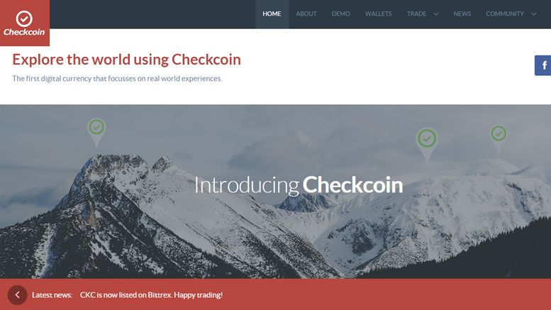 Bitcoin Payment Company BitSend Launches GPS Check-in Cryptocurrency Checkcoin CKC