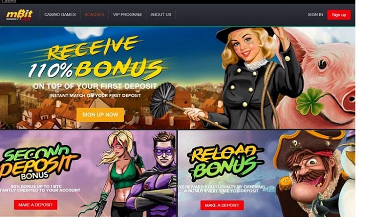 mbit – Make your First Deposit and get up to 110% in Bonus