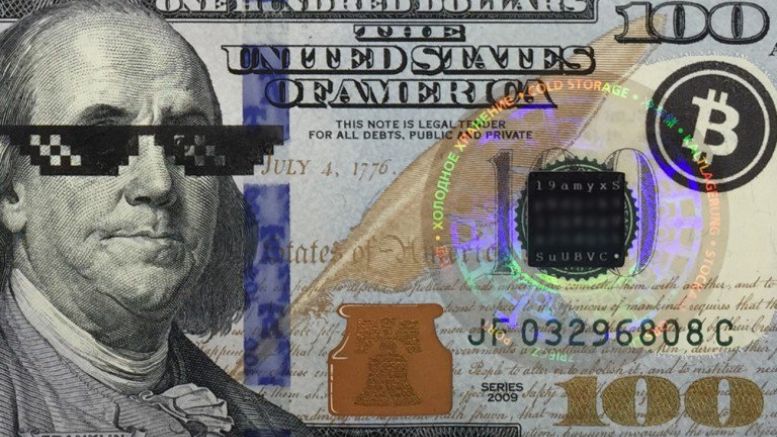 A Bitcoiner Turned $100 Bills into Bitcoin Paper Wallets