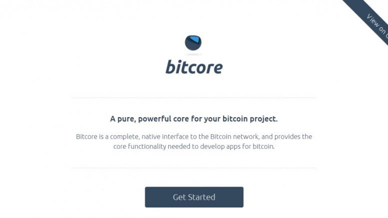 Bitcore Released By BitPay - Access to App Tools