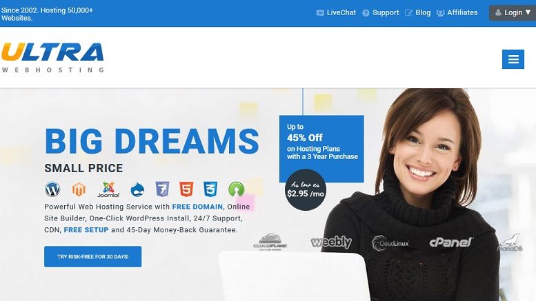 Ultra Web Hosting Now Accepting Bitcoin