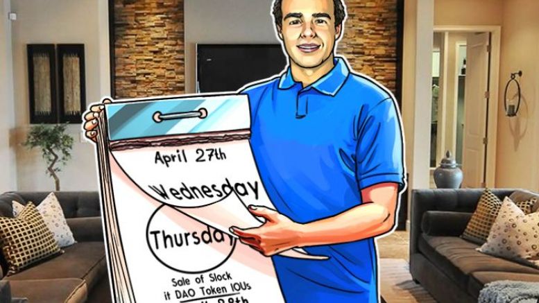Slock.it DAO Token IOUs To Go On Sale Thursday