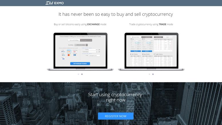 EXMO, The International BTC/LTC/DOGE Multifunction Platform