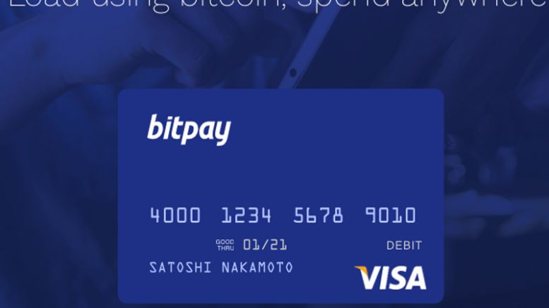 BitPay Launches Loadable Visa