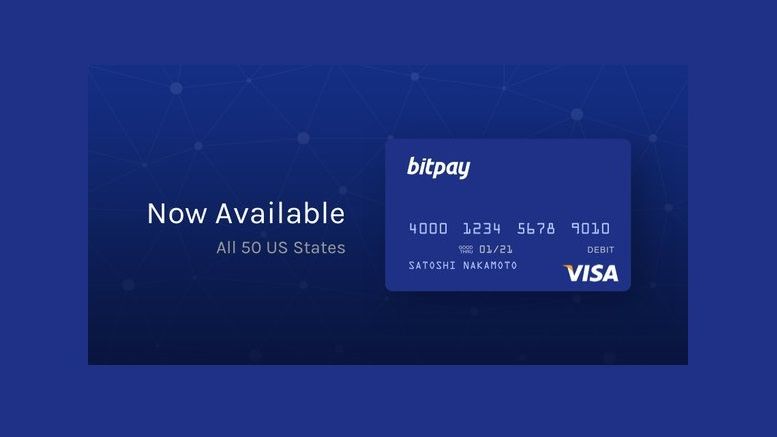 BitPay Announces Bitcoin Debit Card