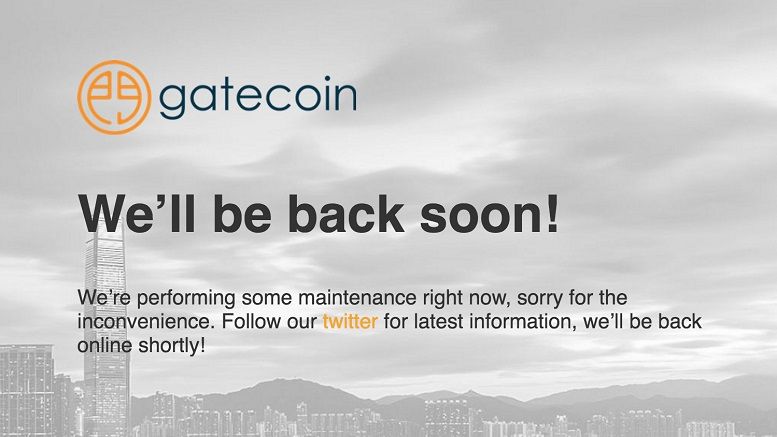 Digital Currency Exchange Gatecoin Offline After Loss of Funds