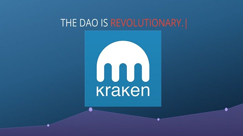 Kraken to Support Direct DAO Token Trading for Fiat Currency