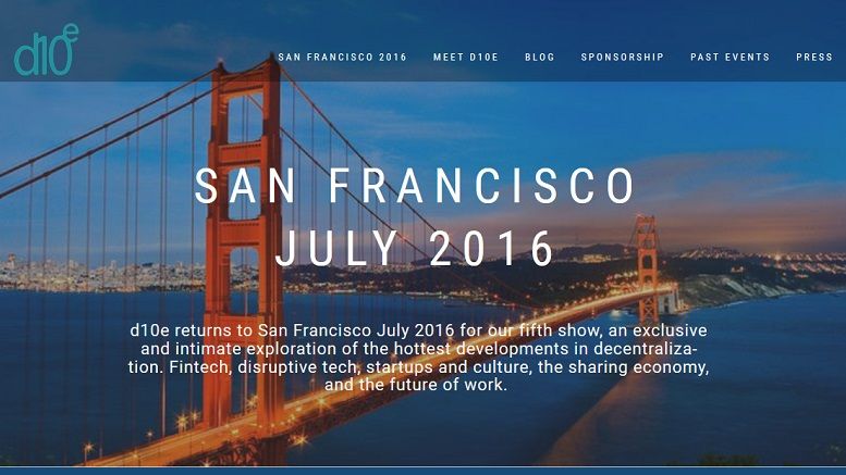 D10e to Deliver First-of-its-Kind Blockchain Event With Virtual Reality
