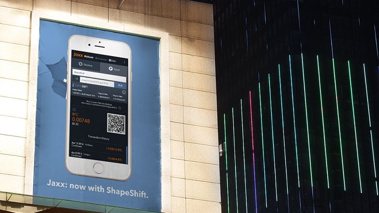 Jaxx Wallet’s ShapeShift Integration Live, Coinbase to Follow
