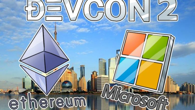 Microsoft backs Ethereum Developers Conference DevCon 2 in China