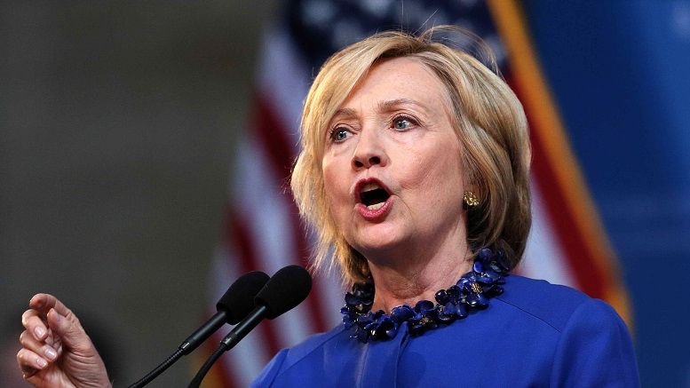 Presidential Candidate Hillary Clinton Pledges Support for Blockchain