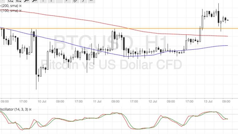 Bitcoin Price Technical Analysis for 07/13/2016 – Bulls Ready to Charge?