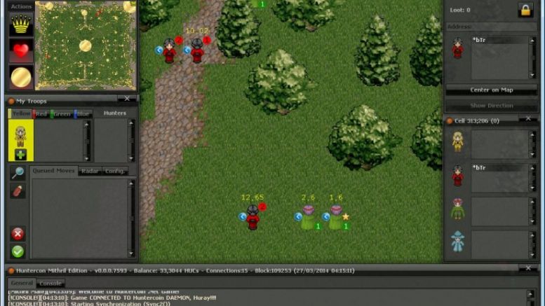 Gaming on the Blockchain: the Huntercoin Saga