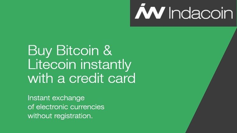 Indacoin: Buying Bitcoin, Litecoin with a Credit Card