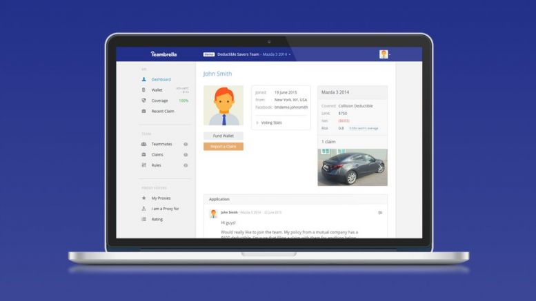 Bitcoin-Based, Peer-To-Peer Insurance Company Teambrella Releases Pre-Launch Demo Version