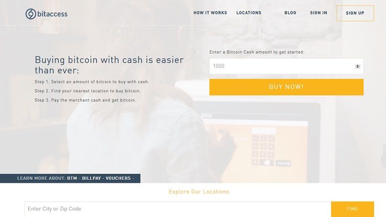 Bitaccess Extends Instant Bitcoin Purchases to nearly 1,000 Locations in the US.
