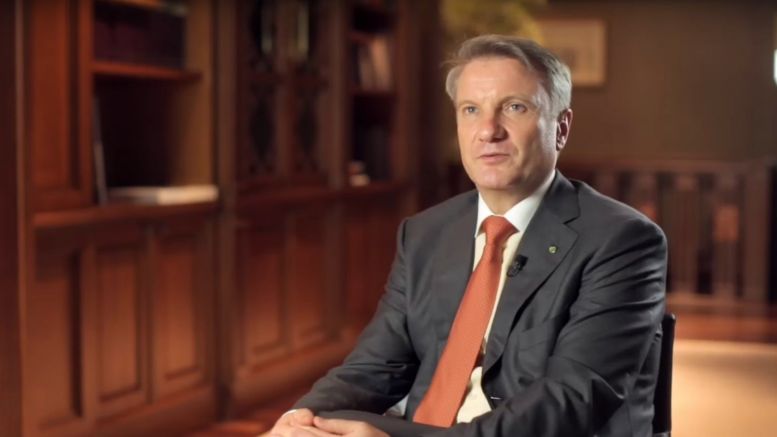 The CEO of Russia’s Largest Bank is a Bitcoiner