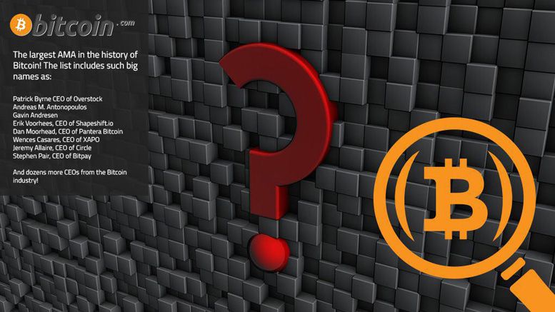Roger Ver Hosting Largest Bitcoin AMA Ever at bitcoin.com