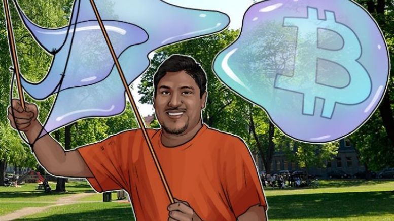 Vinny Lingham: No Bitcoin Bubble Unless It Grows Over $2000 By March 2017