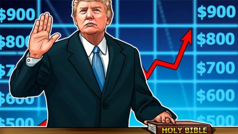 Bitcoin Nears $900 Days Before Trump’s Swear-In; Monero, Dash, Steem Grow Too