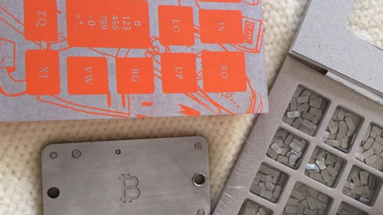 Review of the Cold Storage Hardware Wallet Cryptosteel