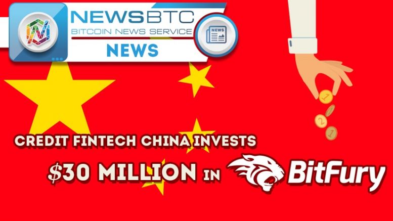 Credit China Fintech Invests $30 Million in Bitfury
