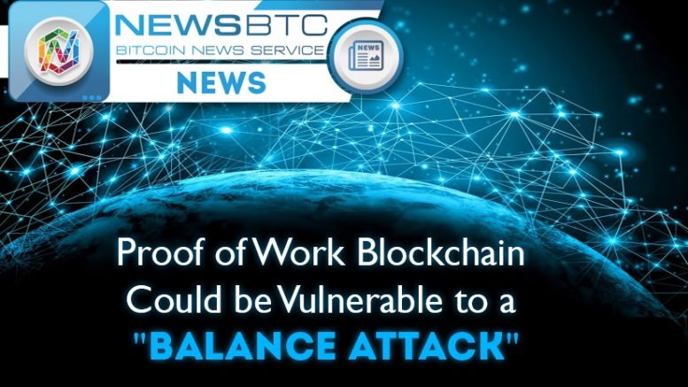 PoW Blockchains Could Be Vulnerable to Balance Attack