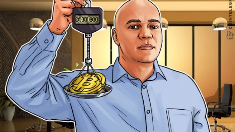 CNBC Covfefe: Bitcoin Price Could Hit $100,000 in 10 Years