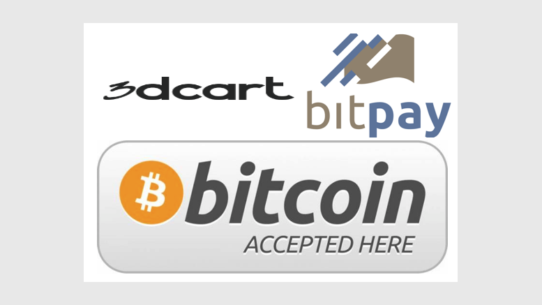 3dcart Partners with BitPay to Offer 16,000+ Merchants Transactions in Bitcoin