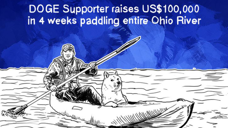 DOGE Supporter raises US$100,000 in 4 weeks paddling entire Ohio River